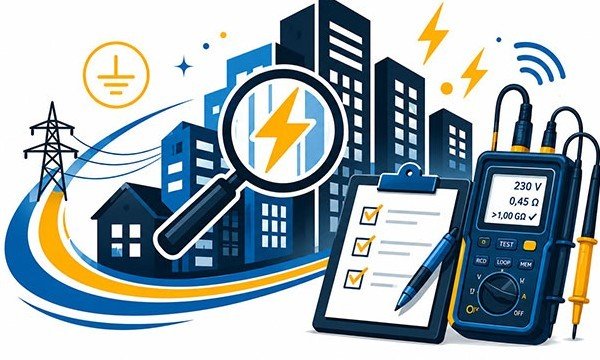 Pomiary elektryczne wykonywane na terenie Kampinos